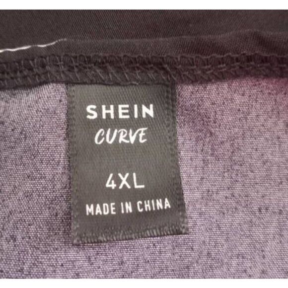 SHEIN BLACK & WHITE GRID PRINT JUMPSUIT SZ.4XL EUC. - Picture 7 of 8